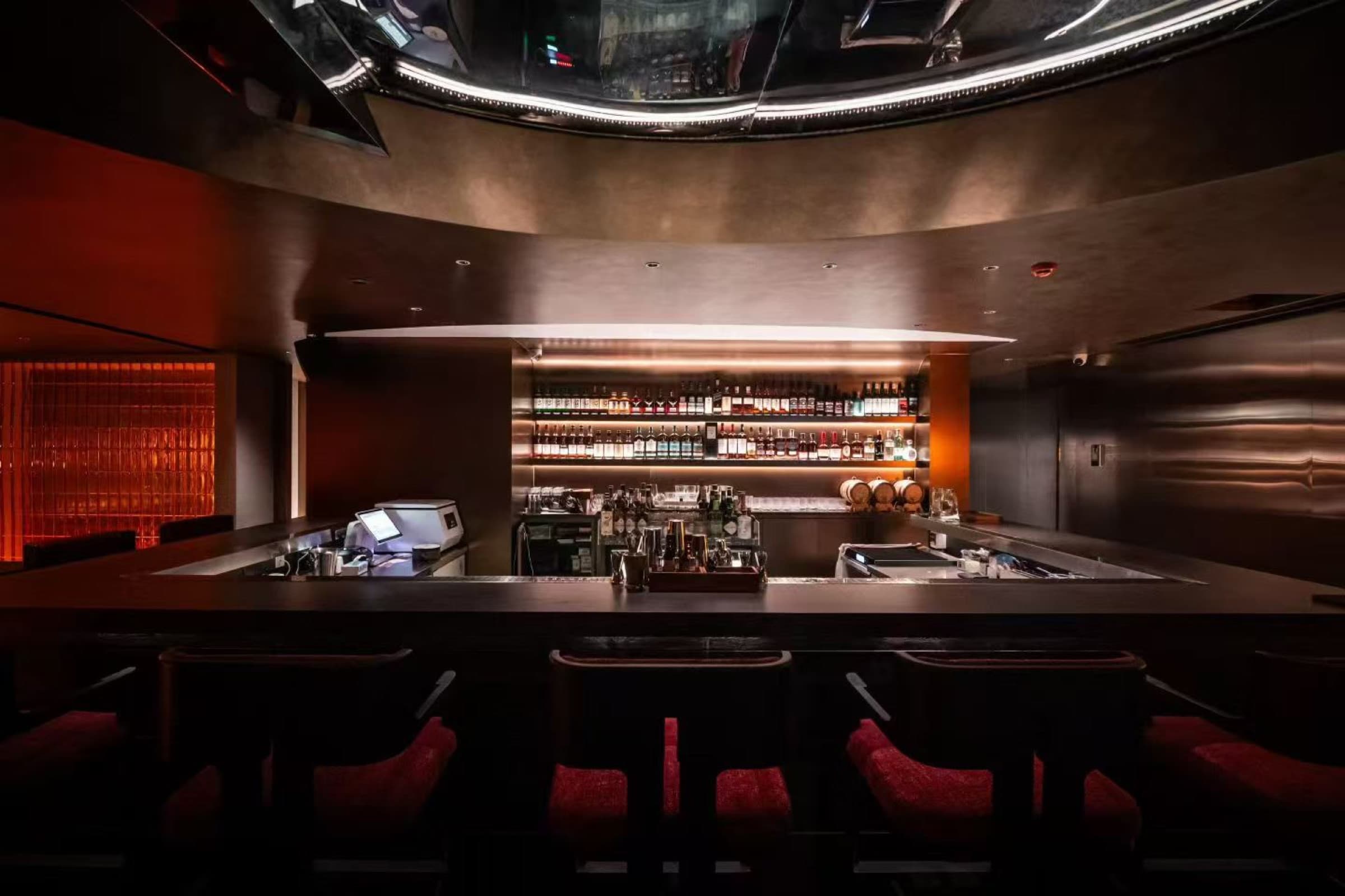 Dining and lounge interior at Sense Bistro, view 1