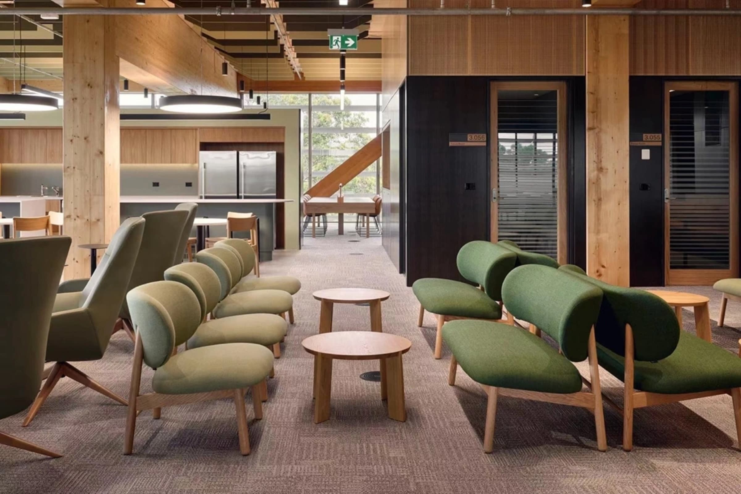 Student living interior at Murdoch University, view 1